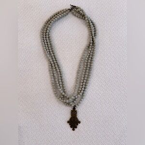 GORGEOUS necklace my daughter gave me but I haven’t worn yet…..